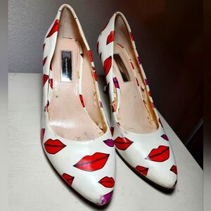 💋INC Lip Print Women's Heels💋